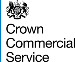 A logo illustrating the organisation Crown Commercial Services on